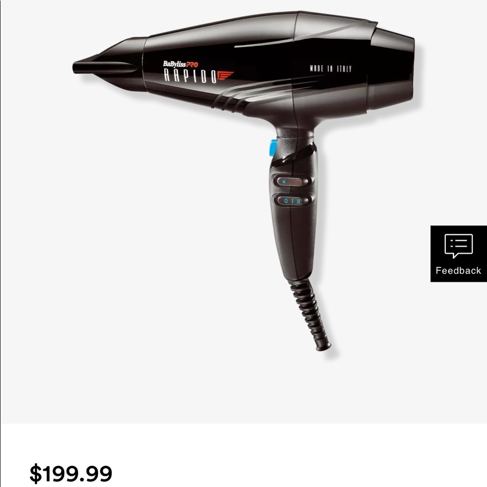 BaBylissPRO Rapido Dryer